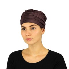 Turban Iva choco smeđi OMC_